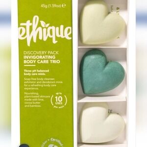 Ethique, Fresh Body Care Trio Discovery Pack, 3 Travel Bars, 1.59 oz